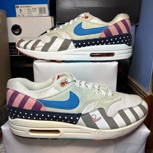 Size 10.5 - Parra x Nike Air Max 1 White